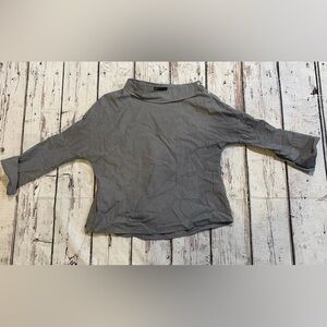 Gibson Gray, Black and Cream Striped Women's Blouse